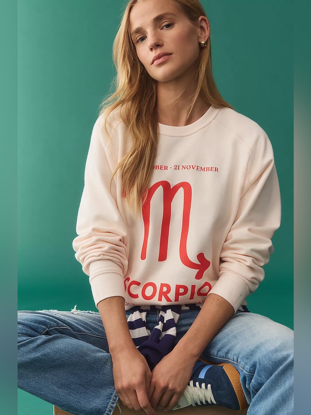 NWT Size XS - Anthropologie Gemini Cotton Blend Sweatshirt (NWT US$ 88)